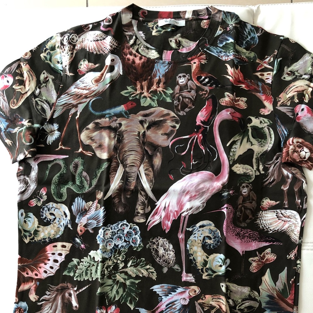 Authentic Valentino animal patterned woman T-shirt